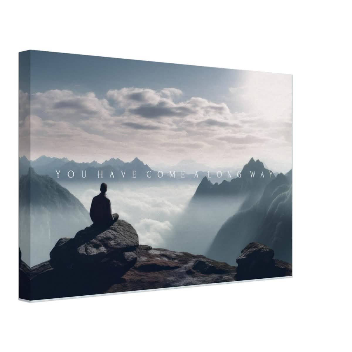 Da Vinci Motivational Wall art | Long Way - Canvas - 30x45 cm / 12x18″ - Slim