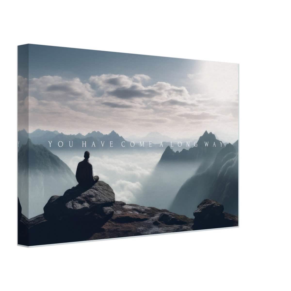 Da Vinci Motivational Wall art | Long Way - Canvas - 30x45 cm / 12x18″ - Thick