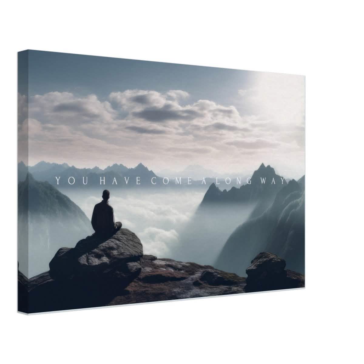 Da Vinci Motivational Wall art | Long Way - Canvas - 40x60 cm / 16x24″ - Thick