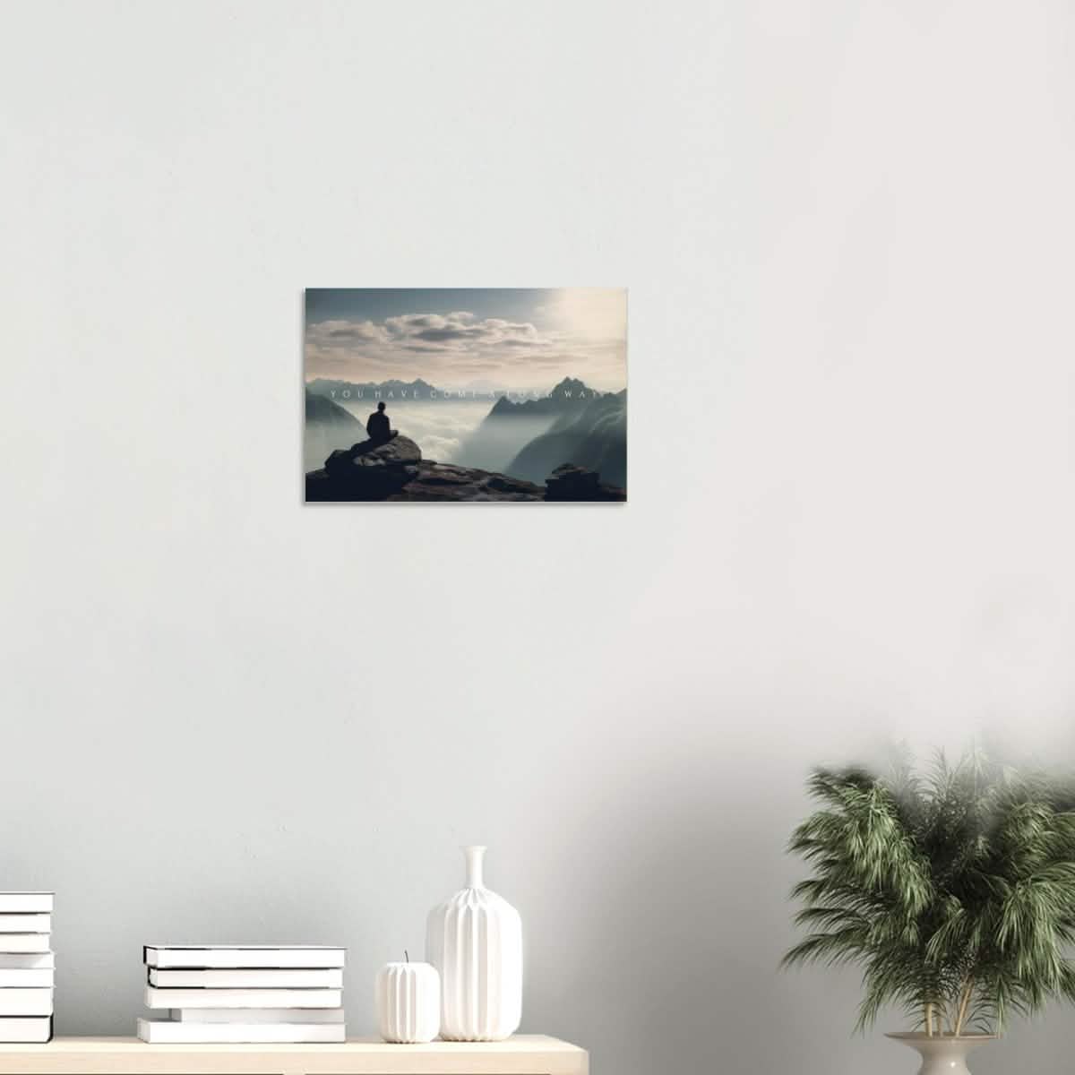 Da Vinci Motivational Wall art | Long Way - Wood Prints - 30x45 cm / 12x18″ - 10 mm