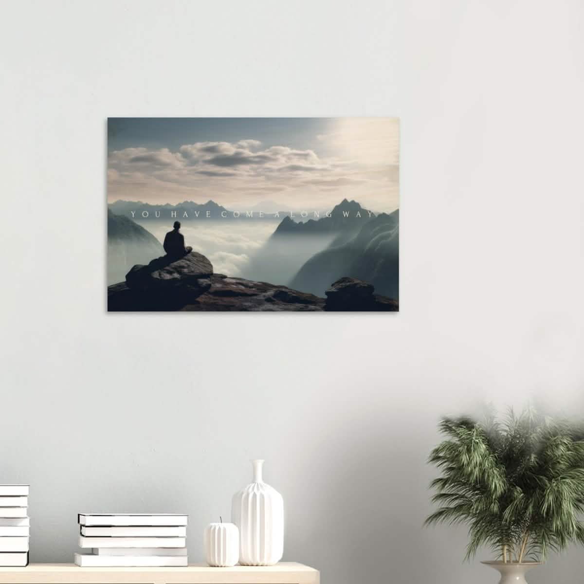 Da Vinci Motivational Wall art | Long Way - Wood Prints - 50x75 cm / 20x30″ - 10 mm