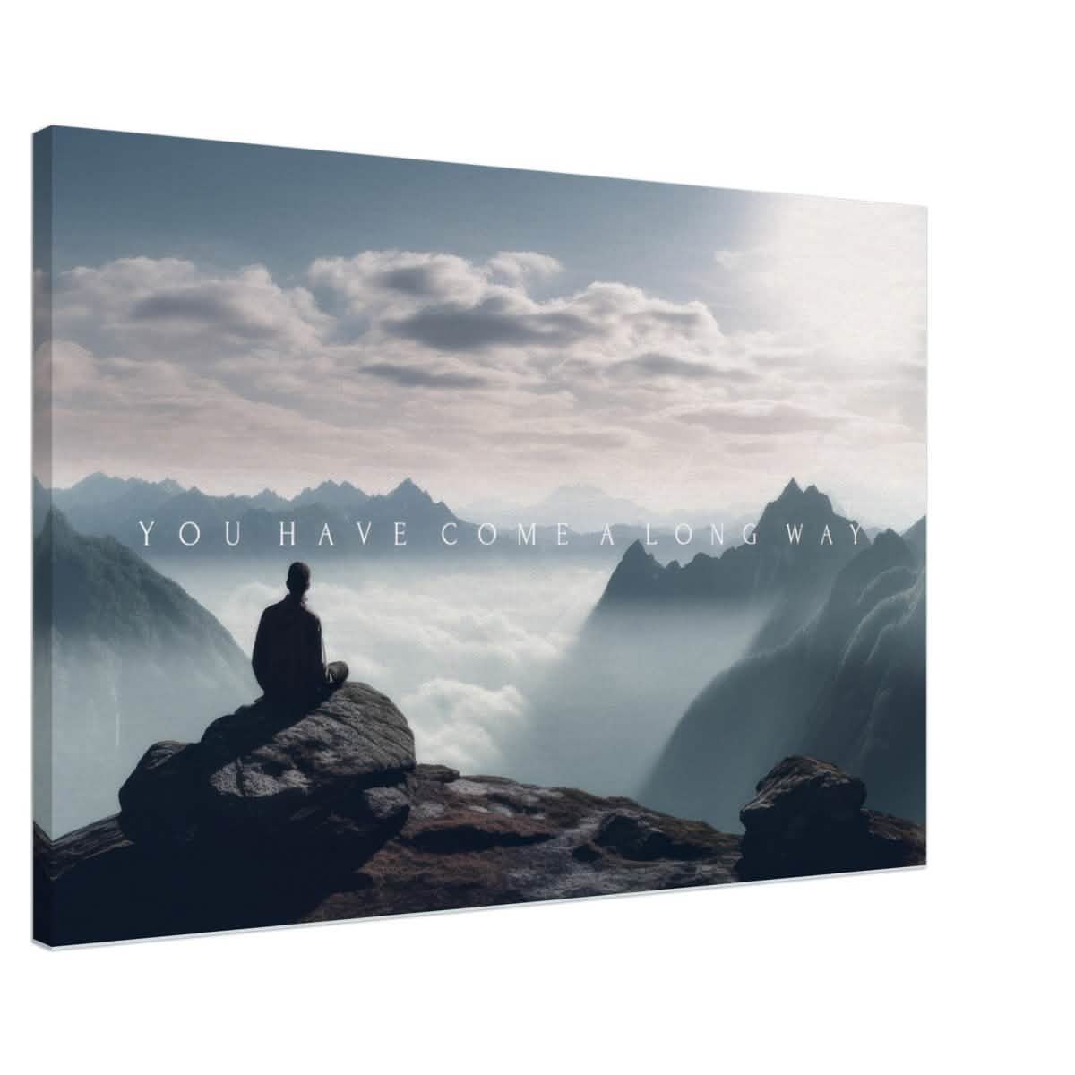 Da Vinci Motivational Wall art | Long Way - Canvas - 60x90 cm / 24x36″ - Slim