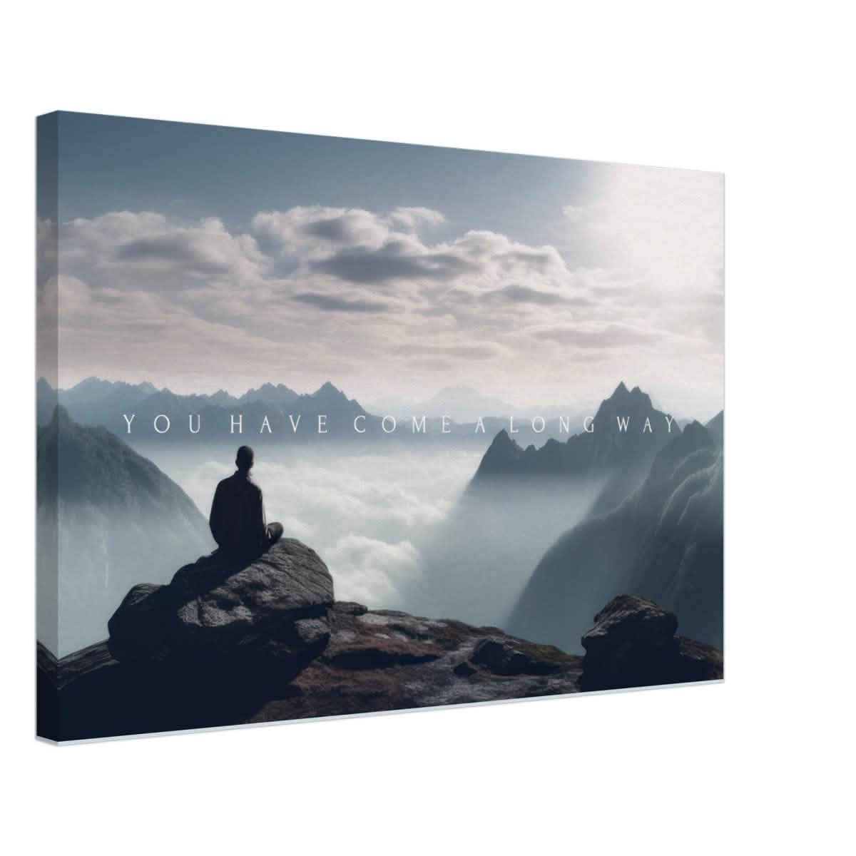 Da Vinci Motivational Wall art | Long Way - Canvas - 40x60 cm / 16x24″ - Slim