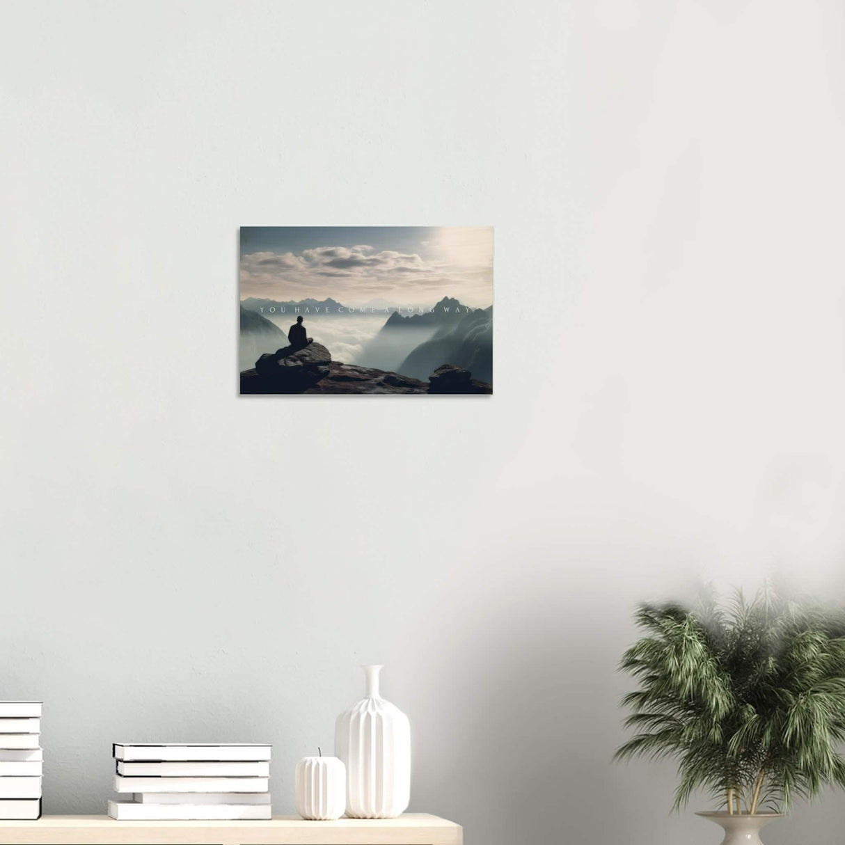 Da Vinci Motivational Wall art | Long Way - Wood Prints - 30x45 cm / 12x18″ - 20 mm