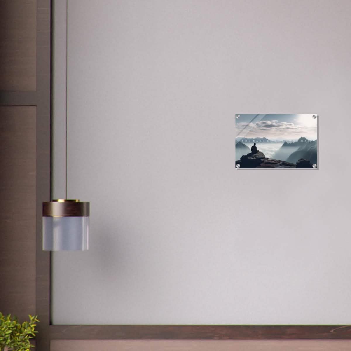 Da Vinci Motivational Wall art | Long Way - Acrylic Print - 30x45 cm / 12x18″ -