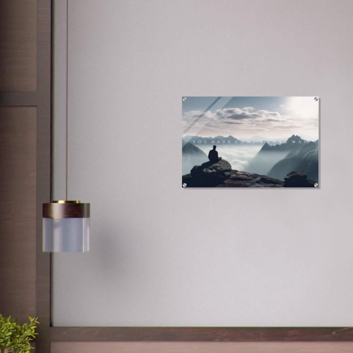 Da Vinci Motivational Wall art | Long Way - Acrylic Print - 50x75 cm / 20x30″ -