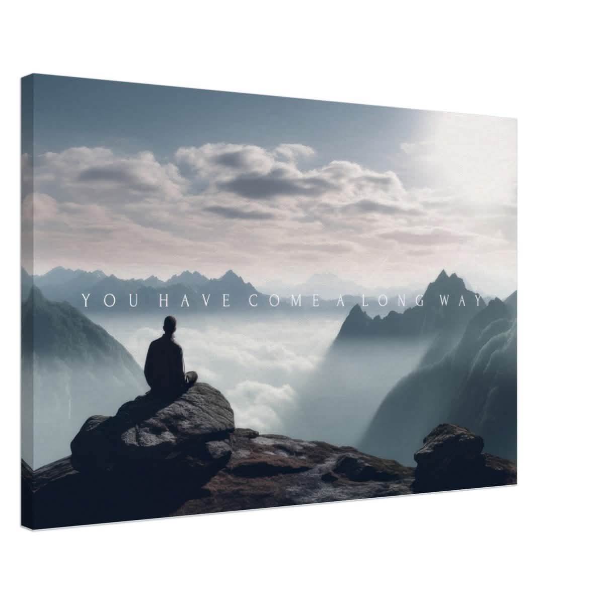 Da Vinci Motivational Wall art | Long Way - Canvas - 60x90 cm / 24x36″ - Thick