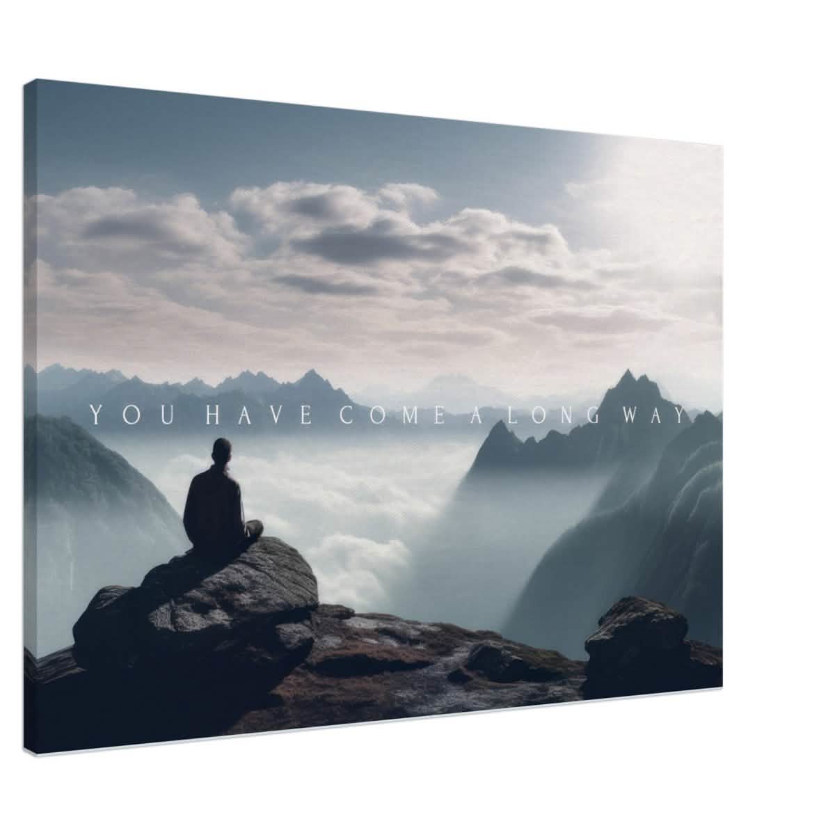 Da Vinci Motivational Wall art | Long Way - Canvas - 70x100 cm / 28x40″ - Slim