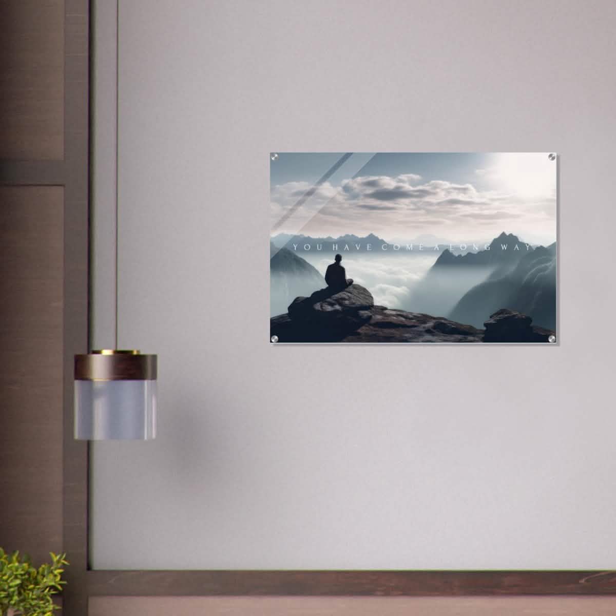 Da Vinci Motivational Wall art | Long Way - Acrylic Print - 60x90 cm / 24x36″ -