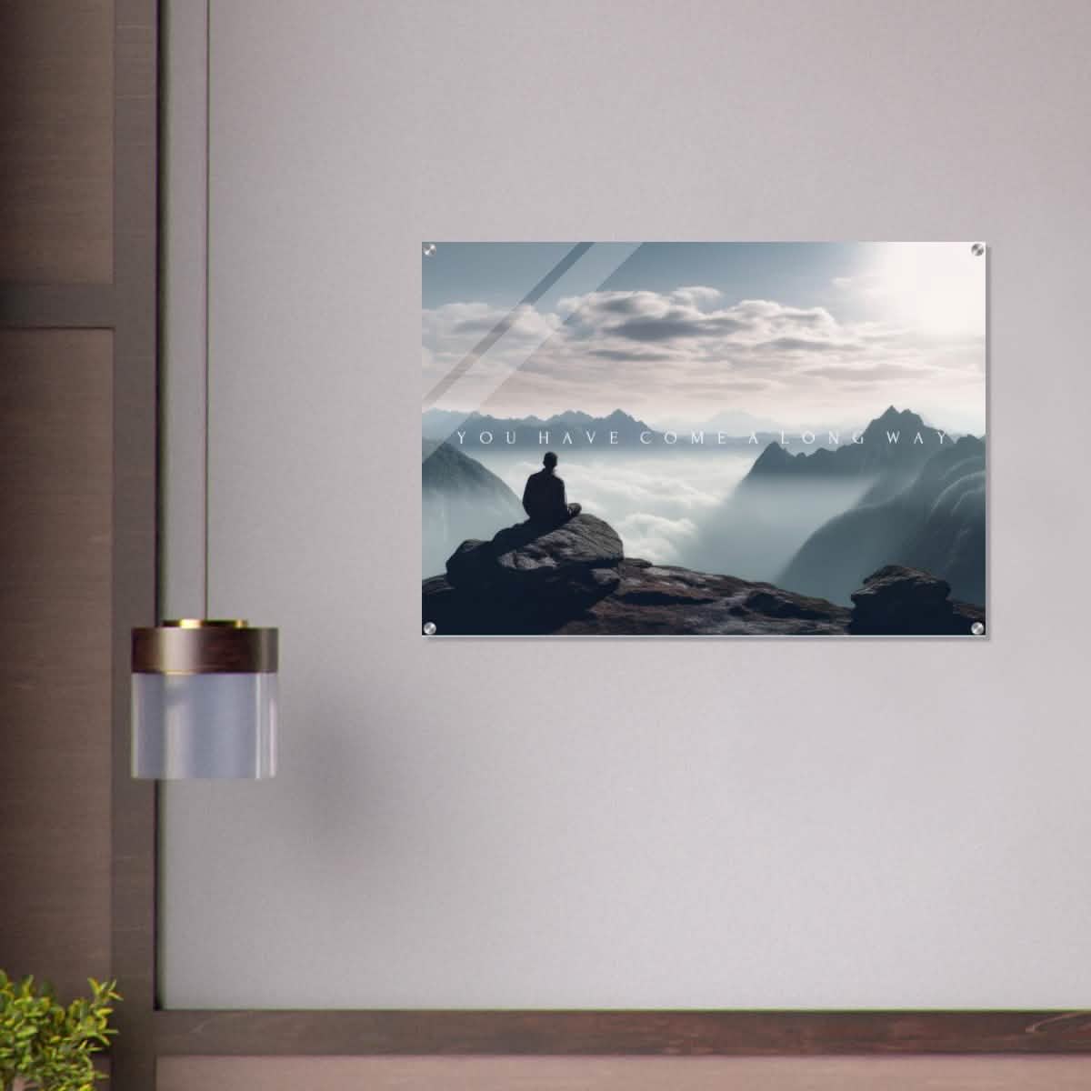 Da Vinci Motivational Wall art | Long Way - Acrylic Print - 70x100 cm / 28x40″ -