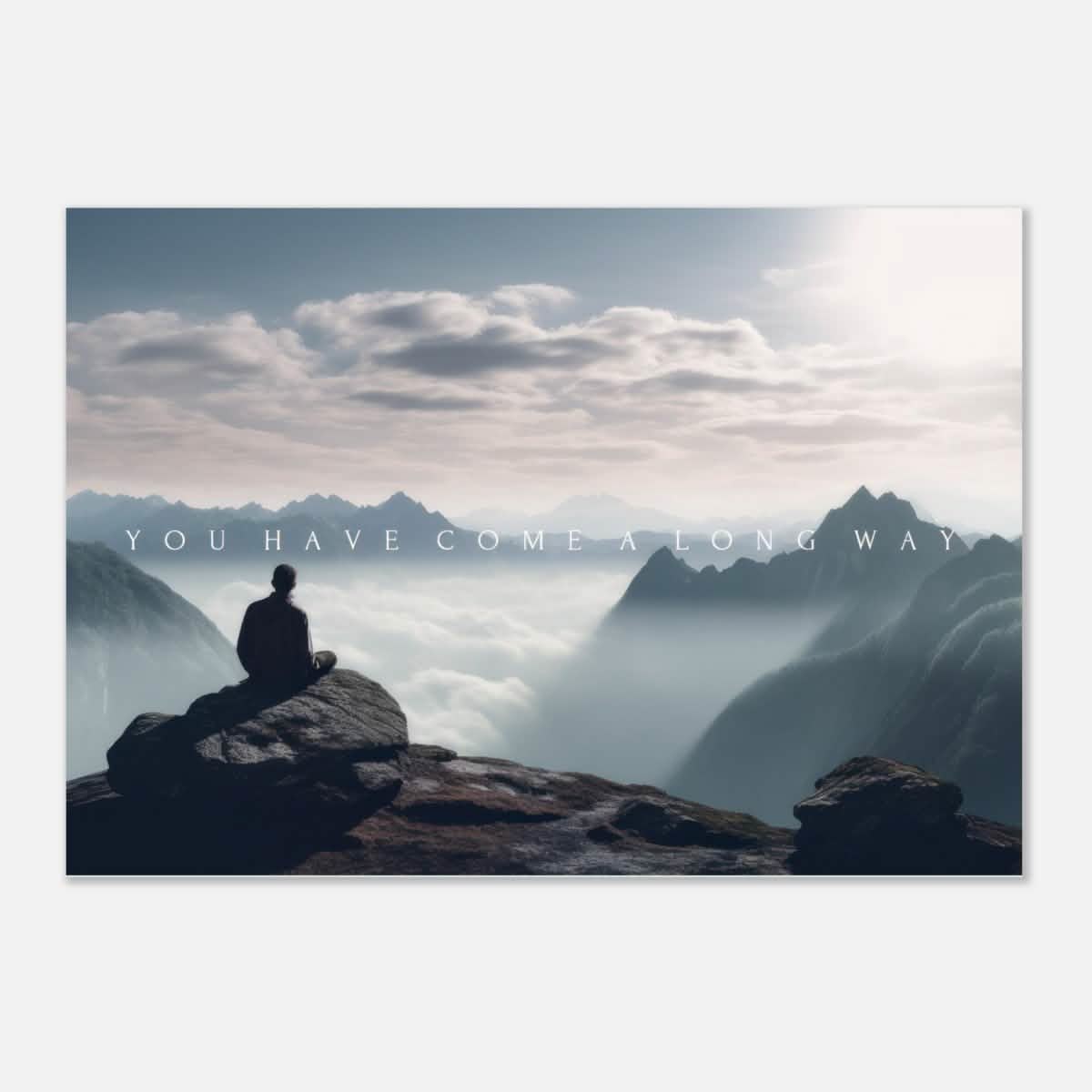 Da Vinci Motivational Wall art | Long Way - Aluminum Print - 70x100 cm / 28x40″ -