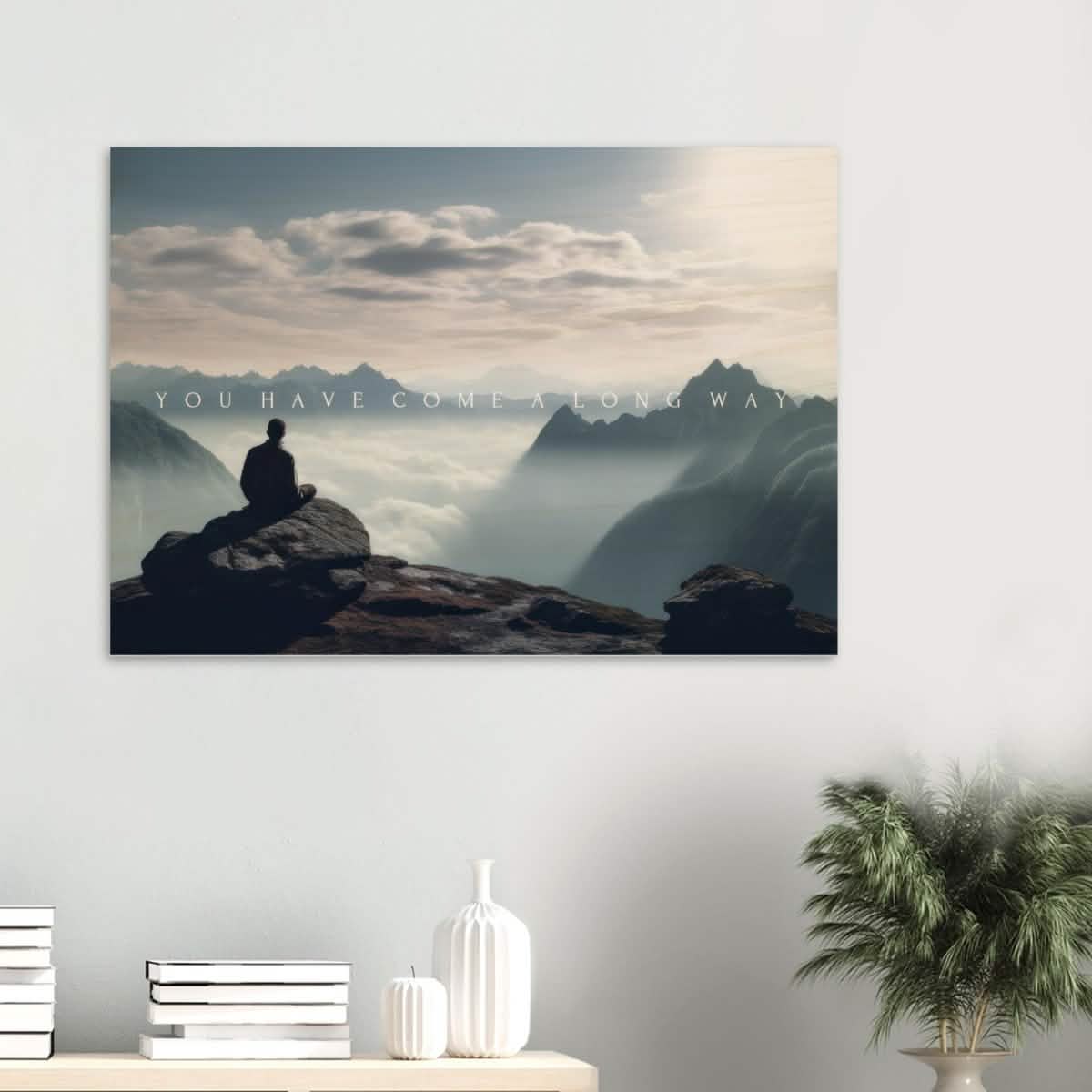 Da Vinci Motivational Wall art | Long Way - Wood Prints - 70x100 cm / 28x40″ - 10 mm