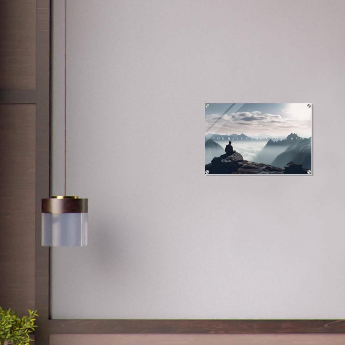 Da Vinci Motivational Wall art | Long Way - Acrylic Print - 40x60 cm / 16x24″ -