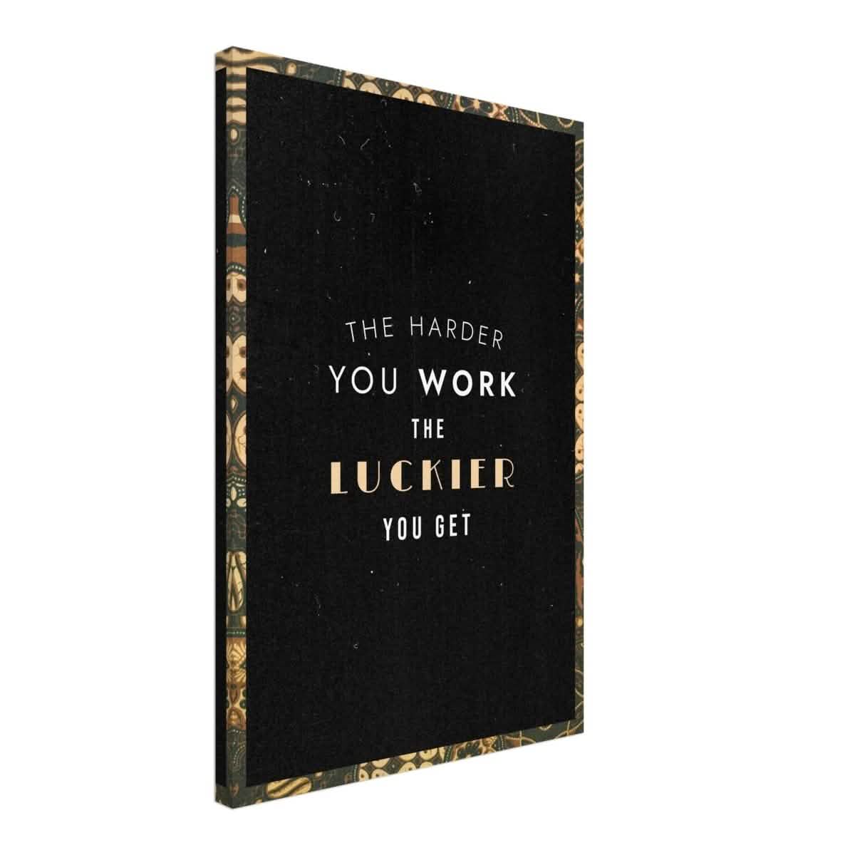 Da Vinci Motivational Wall Art | Luckier - Canvas - 40x60 cm / 16x24″ - Slim