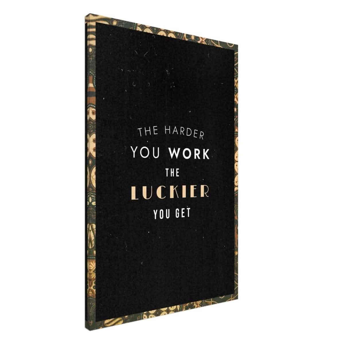 Da Vinci Motivational Wall Art | Luckier - Canvas - 60x90 cm / 24x36″ - Slim