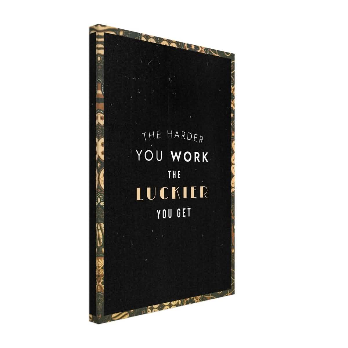 Da Vinci Motivational Wall Art | Luckier - Canvas - 30x45 cm / 12x18″ - Slim