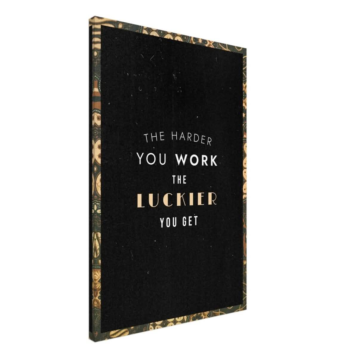 Da Vinci Motivational Wall Art | Luckier - Canvas - 60x90 cm / 24x36″ - Thick