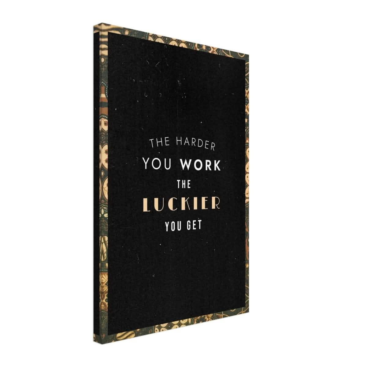 Da Vinci Motivational Wall Art | Luckier - Canvas - 40x60 cm / 16x24″ - Thick