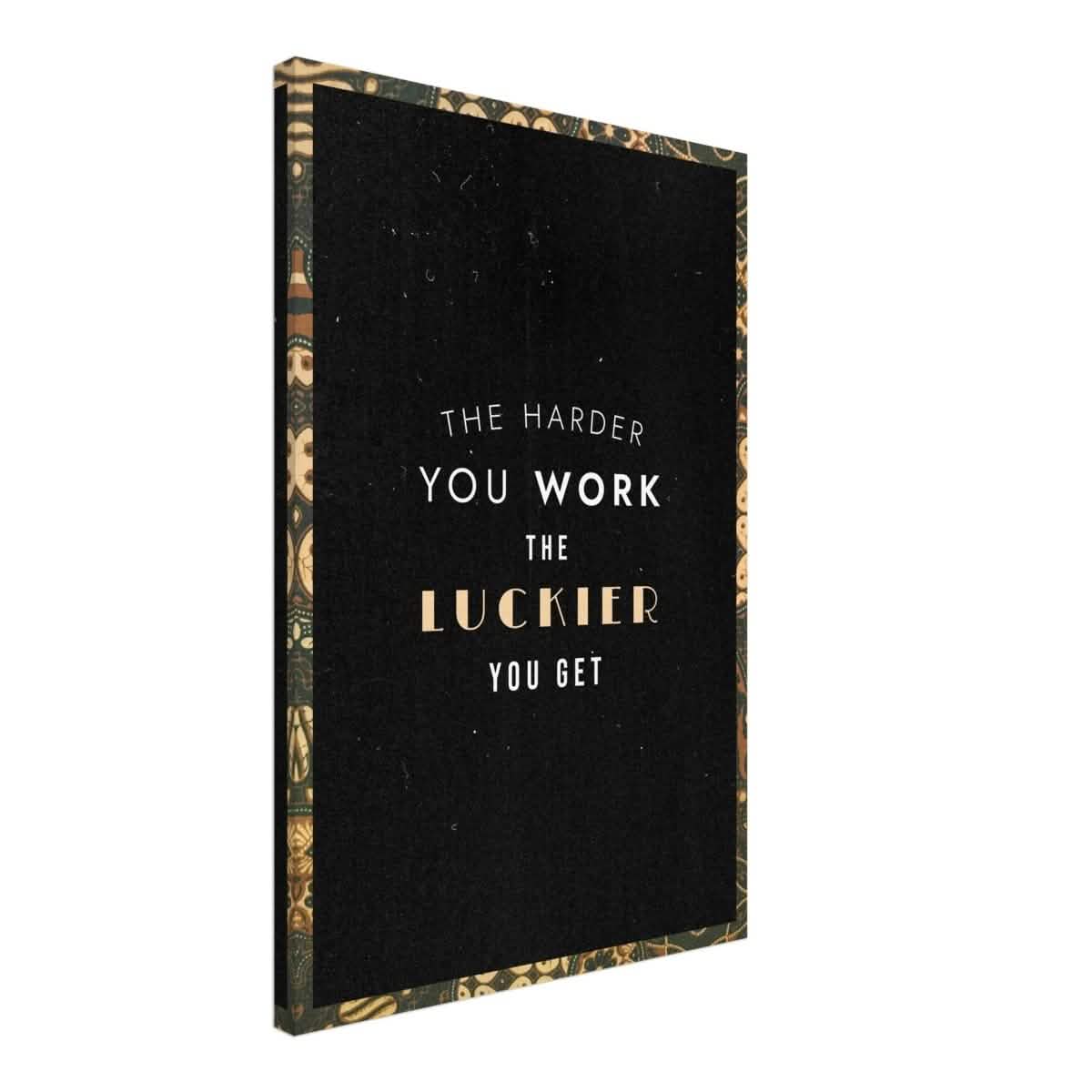 Da Vinci Motivational Wall Art | Luckier - Canvas - 50x75 cm / 20x30″ - Thick