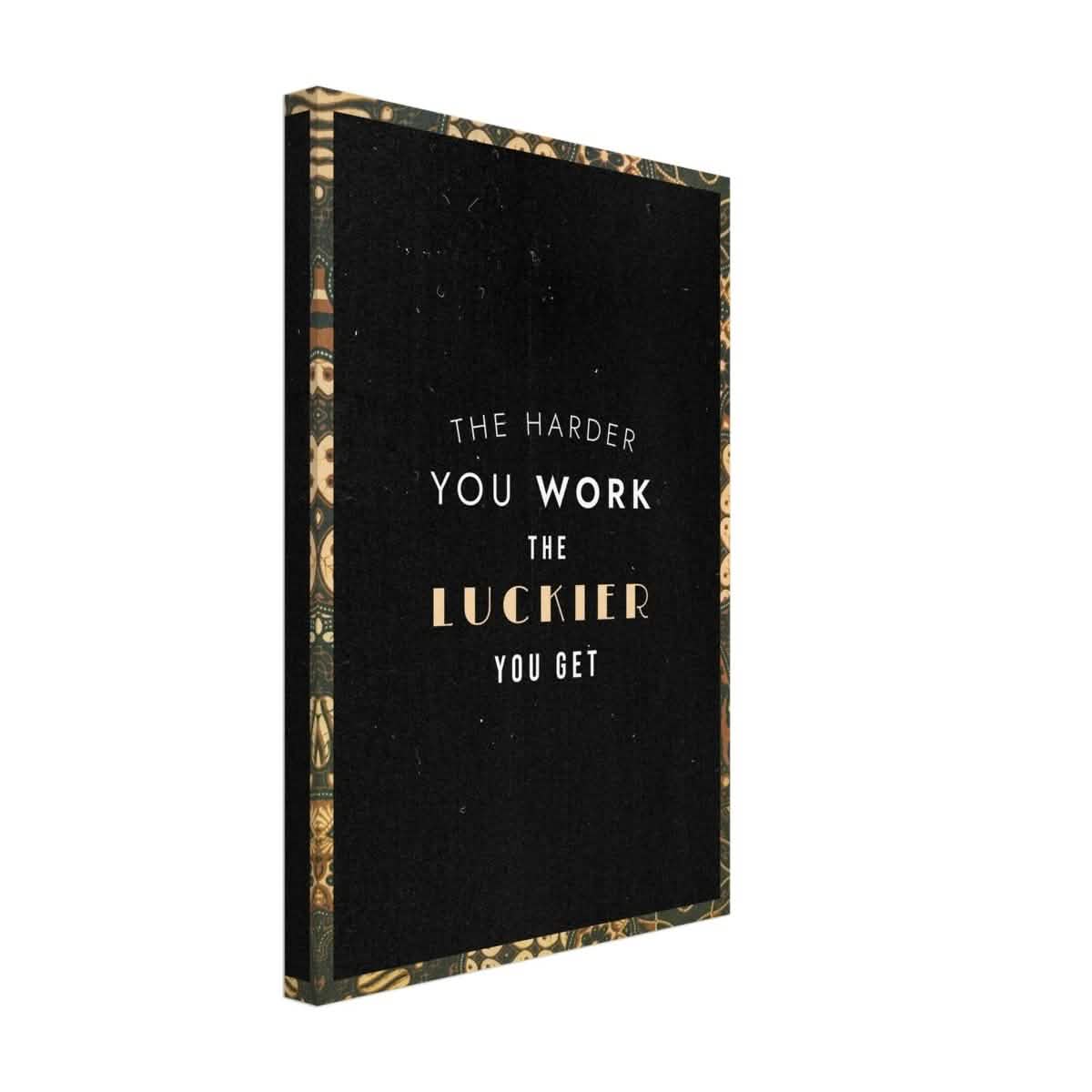 Da Vinci Motivational Wall Art | Luckier - Canvas - 30x45 cm / 12x18″ - Thick