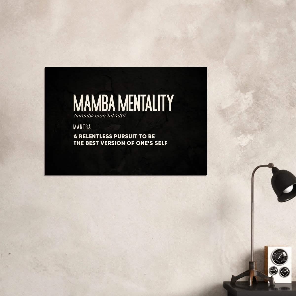 Da Vinci Motivational Wall Art | Mamba Mentality - Wood Prints - 60x90 cm / 24x36″ - 20 mm