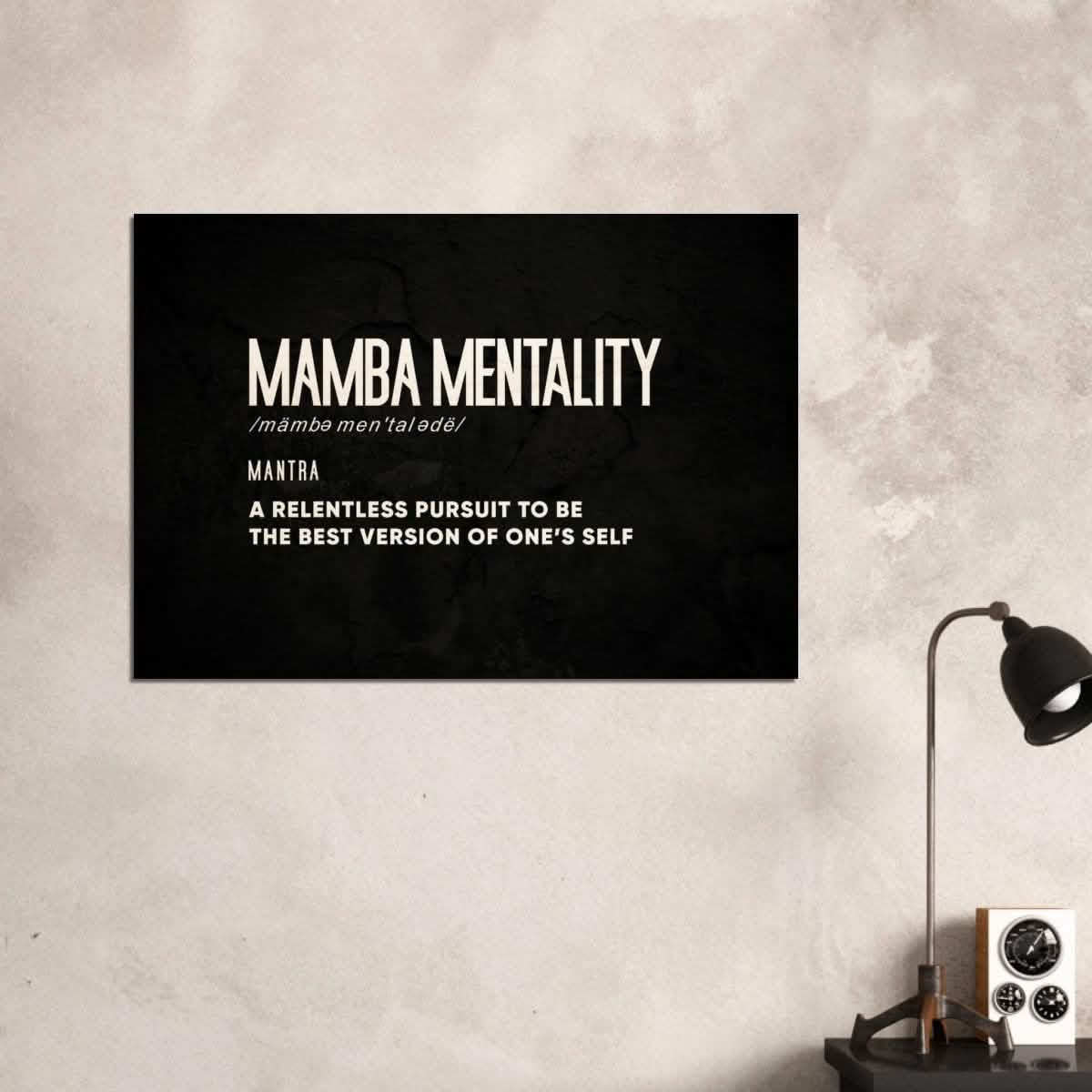 Da Vinci Motivational Wall Art | Mamba Mentality - Wood Prints - 70x100 cm / 28x40″ - 10 mm