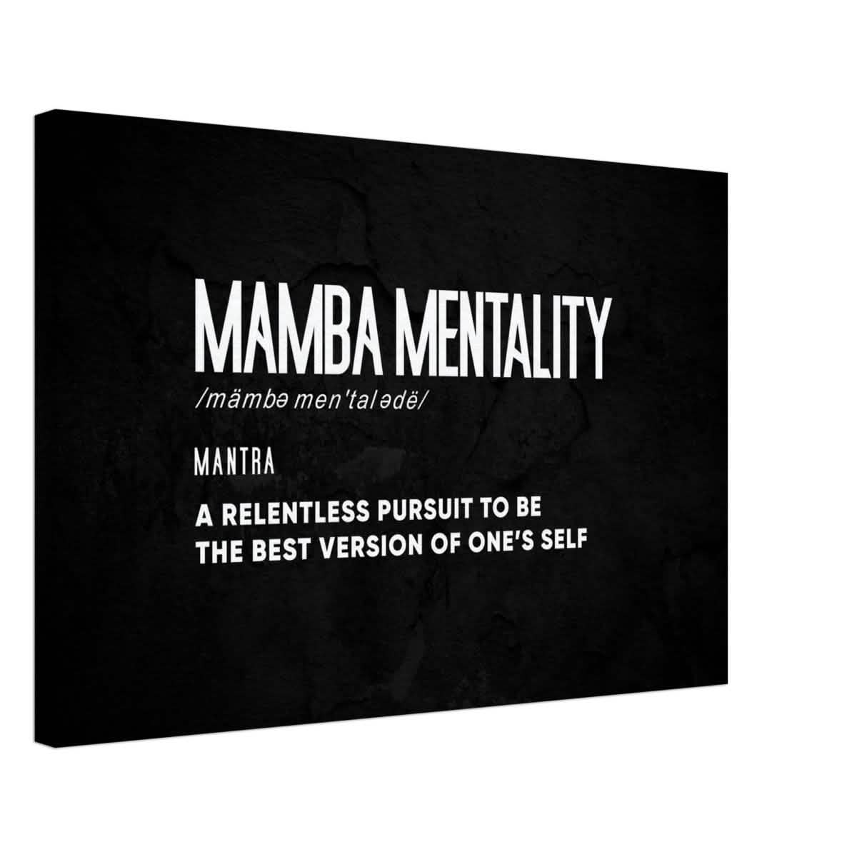 Da Vinci Motivational Wall Art | Mamba Mentality - Canvas - 50x75 cm / 20x30″ - Thick