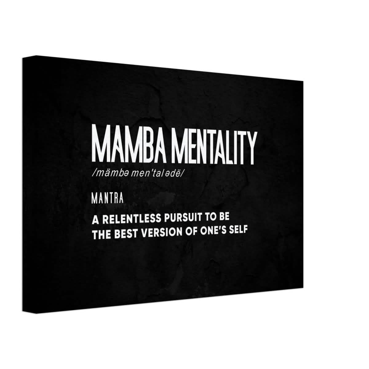 Da Vinci Motivational Wall Art | Mamba Mentality - Canvas - 30x45 cm / 12x18″ - Thick