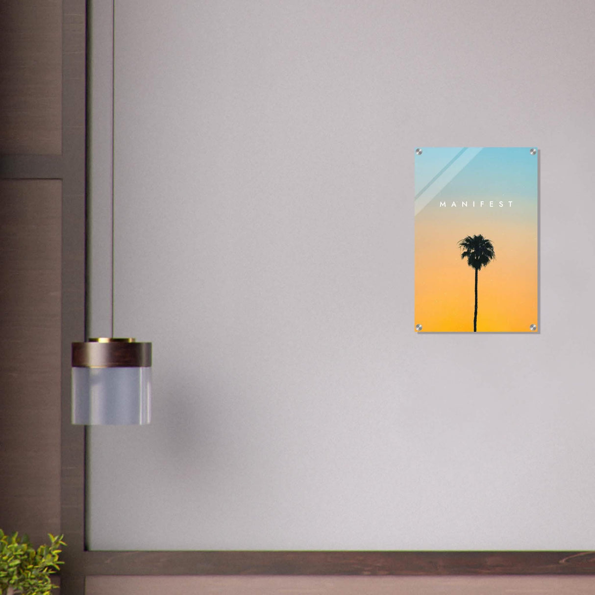 Da Vinci Motivational Wall Art | Manifest - Acrylic Print - 40x60 cm / 16x24″ -