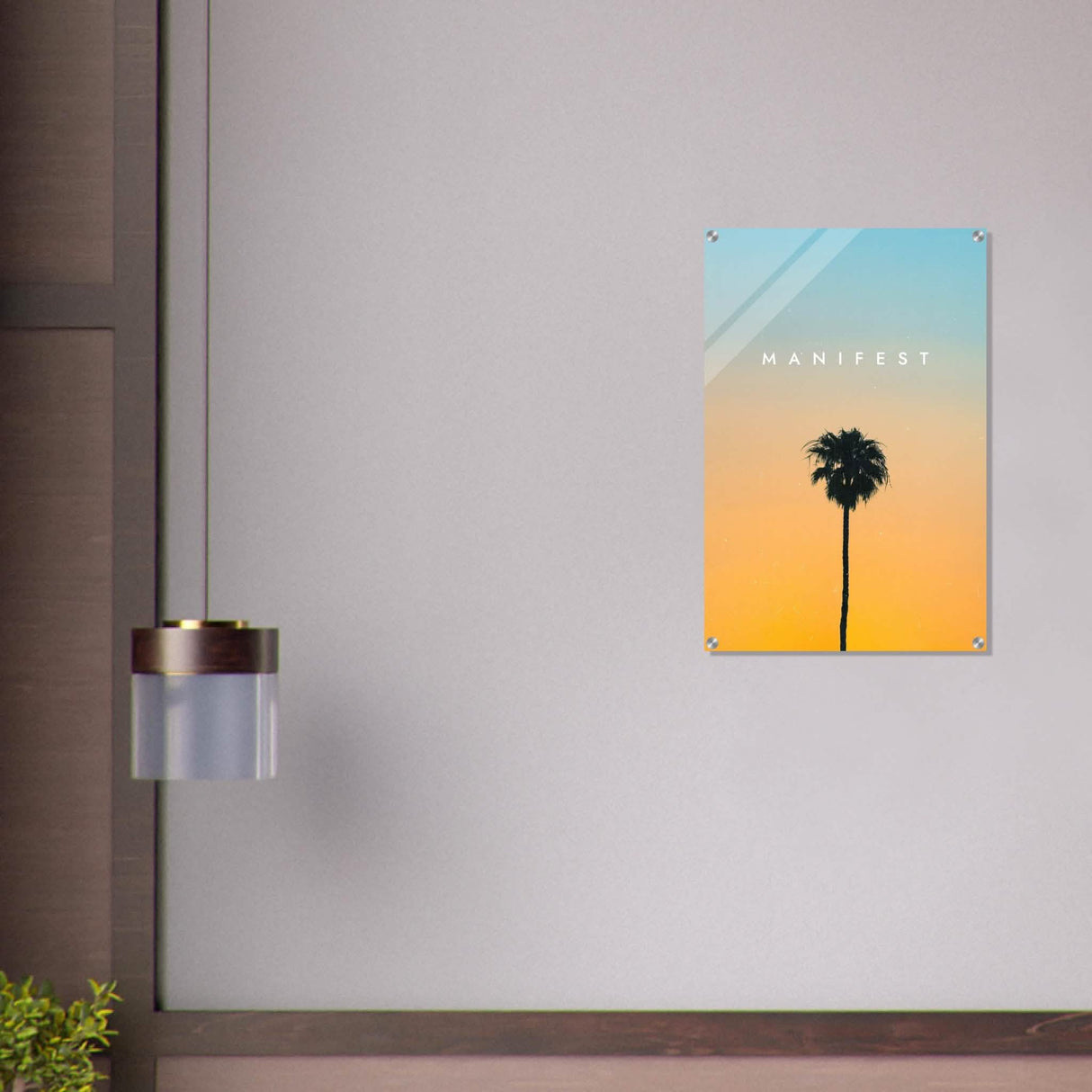 Da Vinci Motivational Wall Art | Manifest - Acrylic Print - 50x75 cm / 20x30″ -