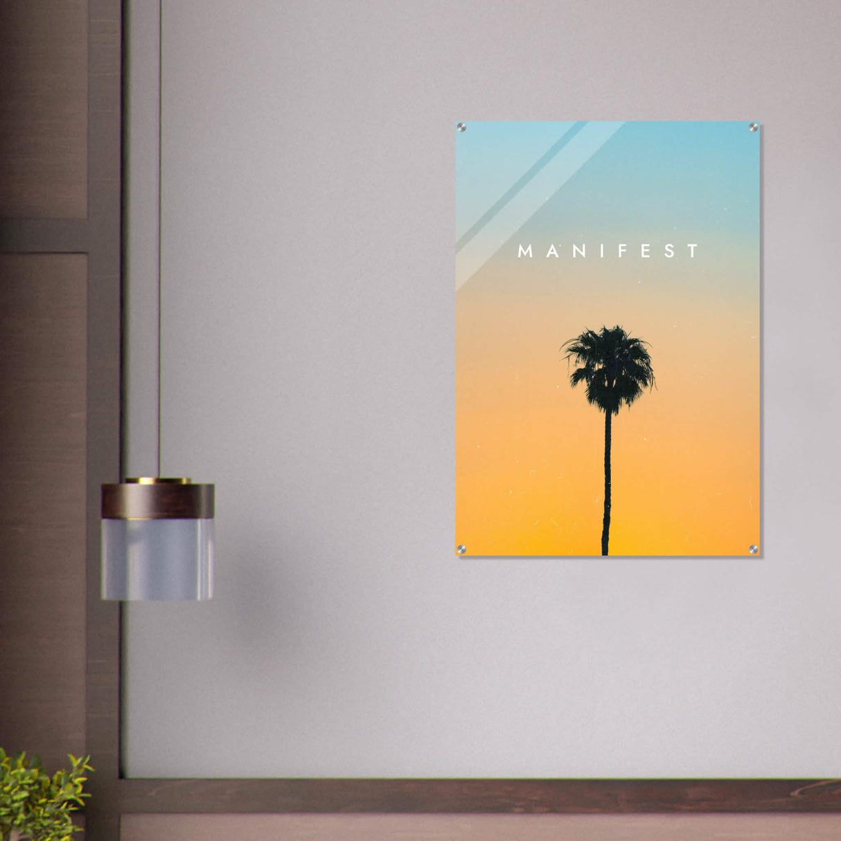 Da Vinci Motivational Wall Art | Manifest - Acrylic Print - 70x100 cm / 28x40″ -