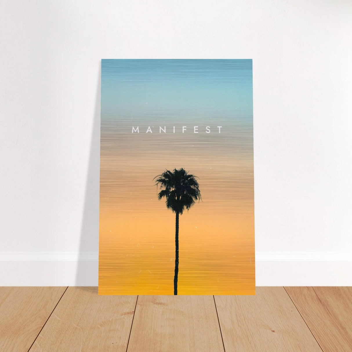 Da Vinci Motivational Wall Art | Manifest - Brushed Aluminum Print - 50x75 cm / 20x30″ -