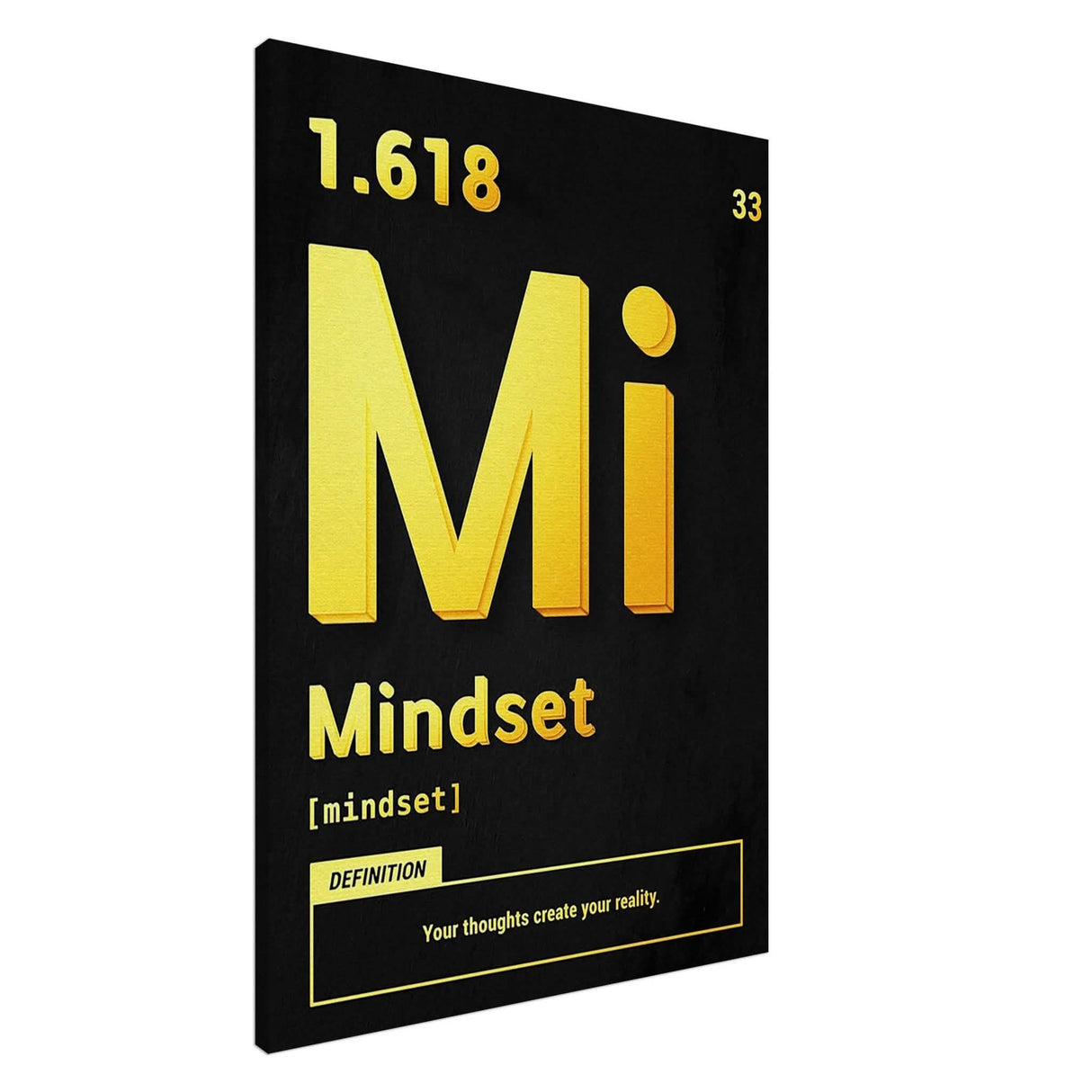 Da Vinci Motivational Wall Art | Mindset - Canvas - 70x100 cm / 28x40″ - Slim