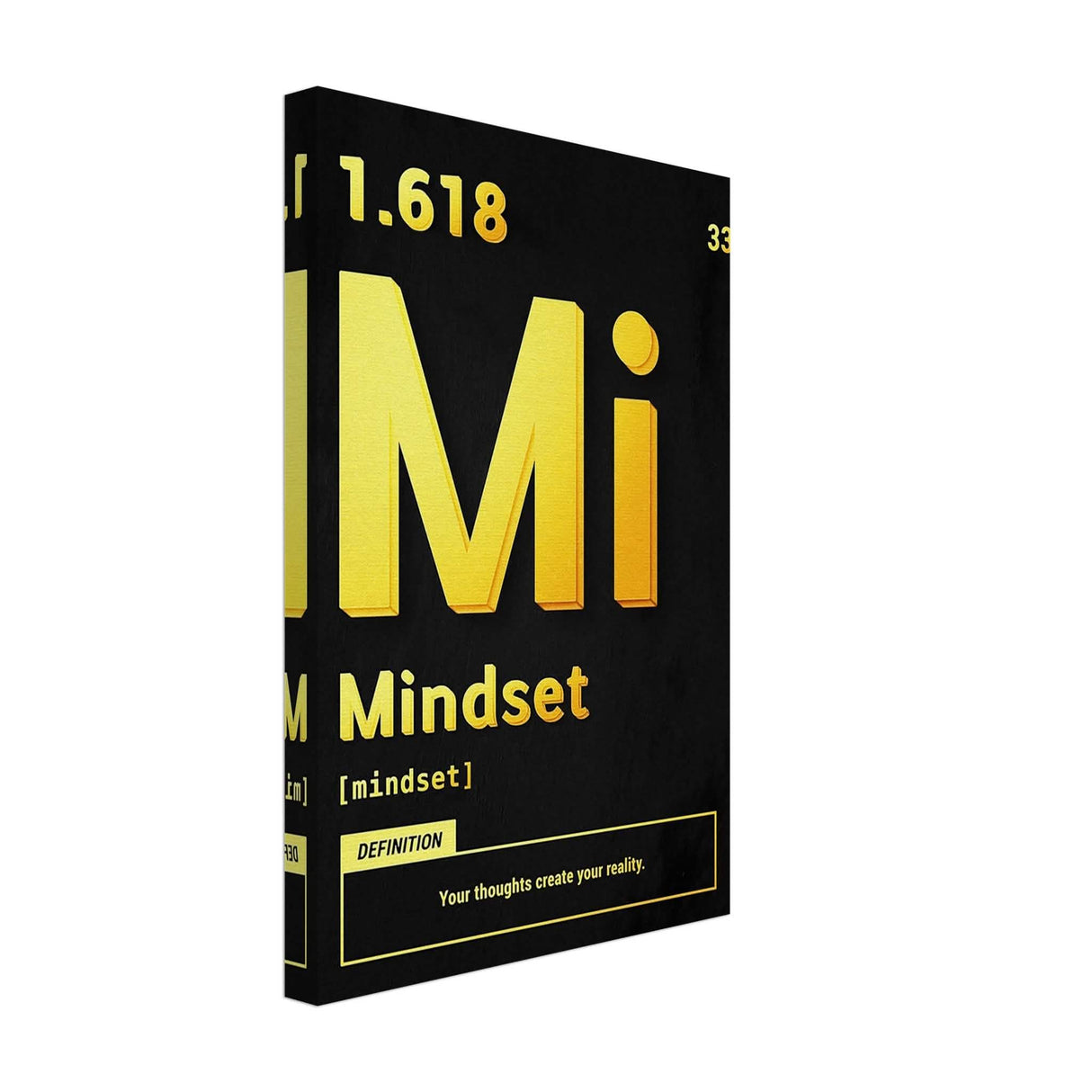 Da Vinci Motivational Wall Art | Mindset - Canvas - 30x45 cm / 12x18″ - Thick