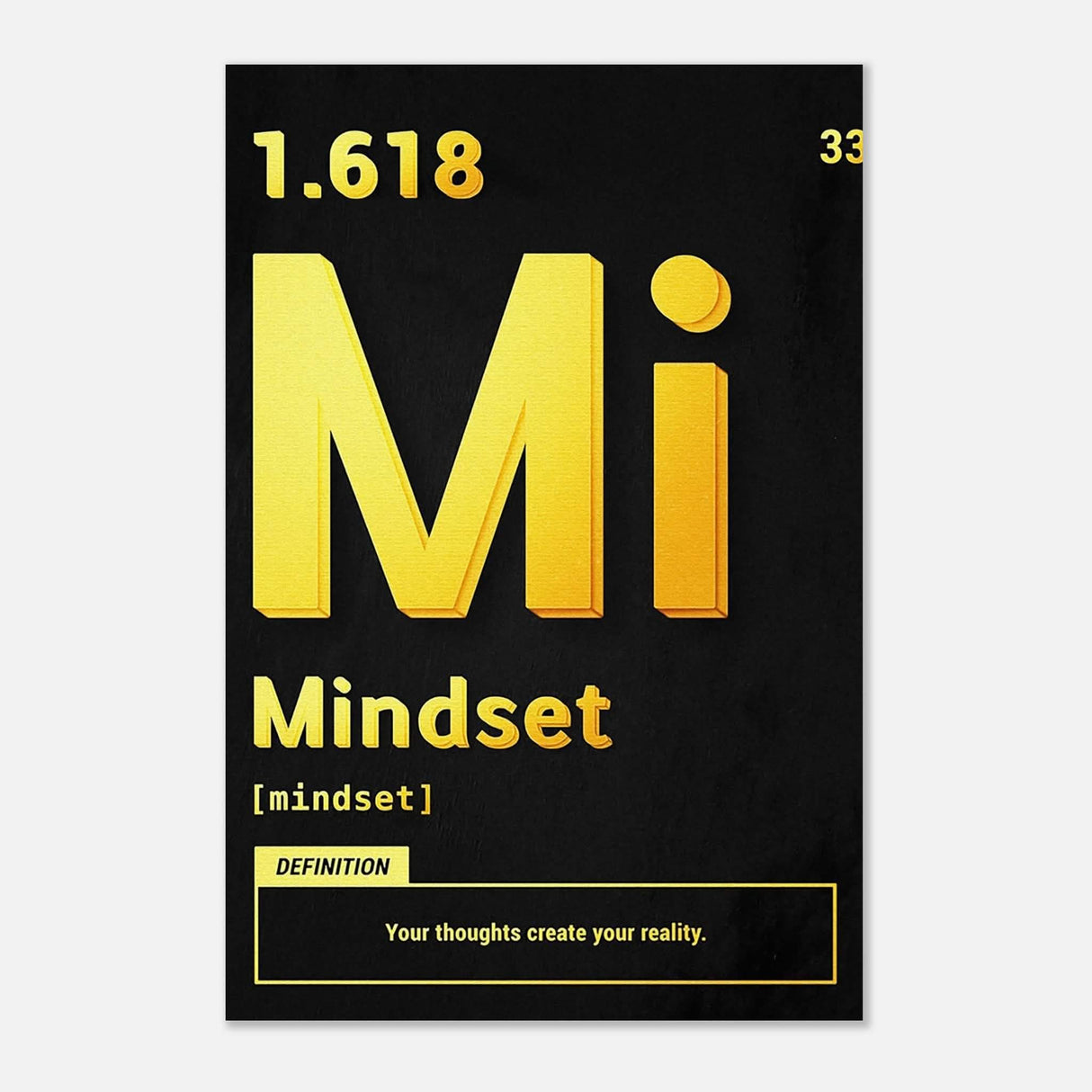 Da Vinci Motivational Wall Art | Mindset - Aluminum Print - 50x75 cm / 20x30″ -