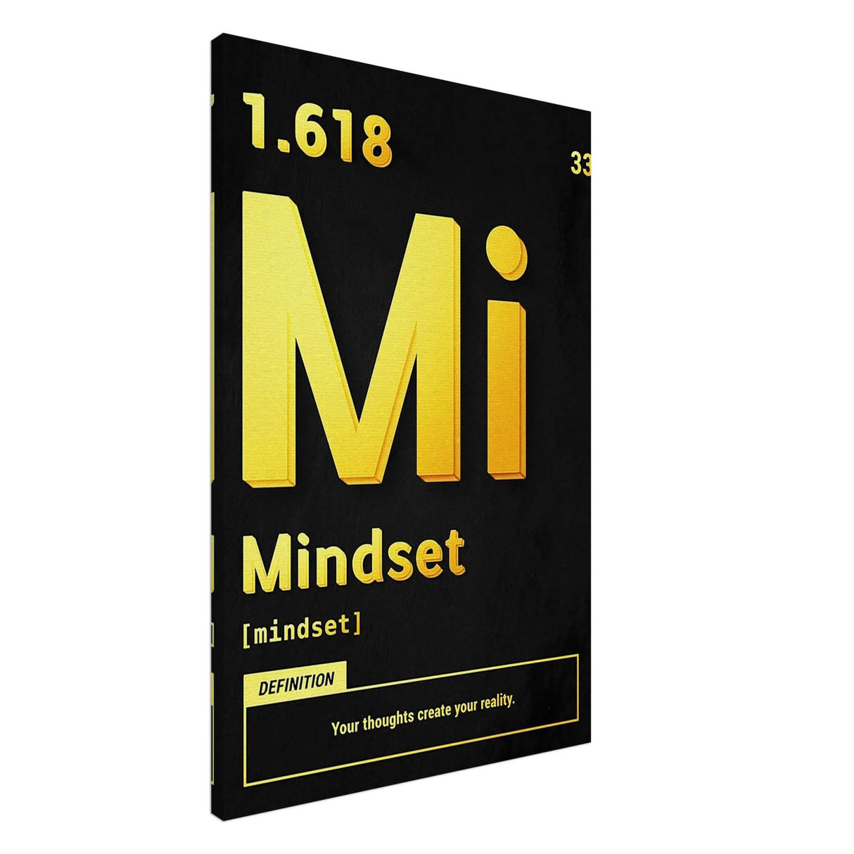 Da Vinci Motivational Wall Art | Mindset - Canvas - 60x90 cm / 24x36″ - Slim