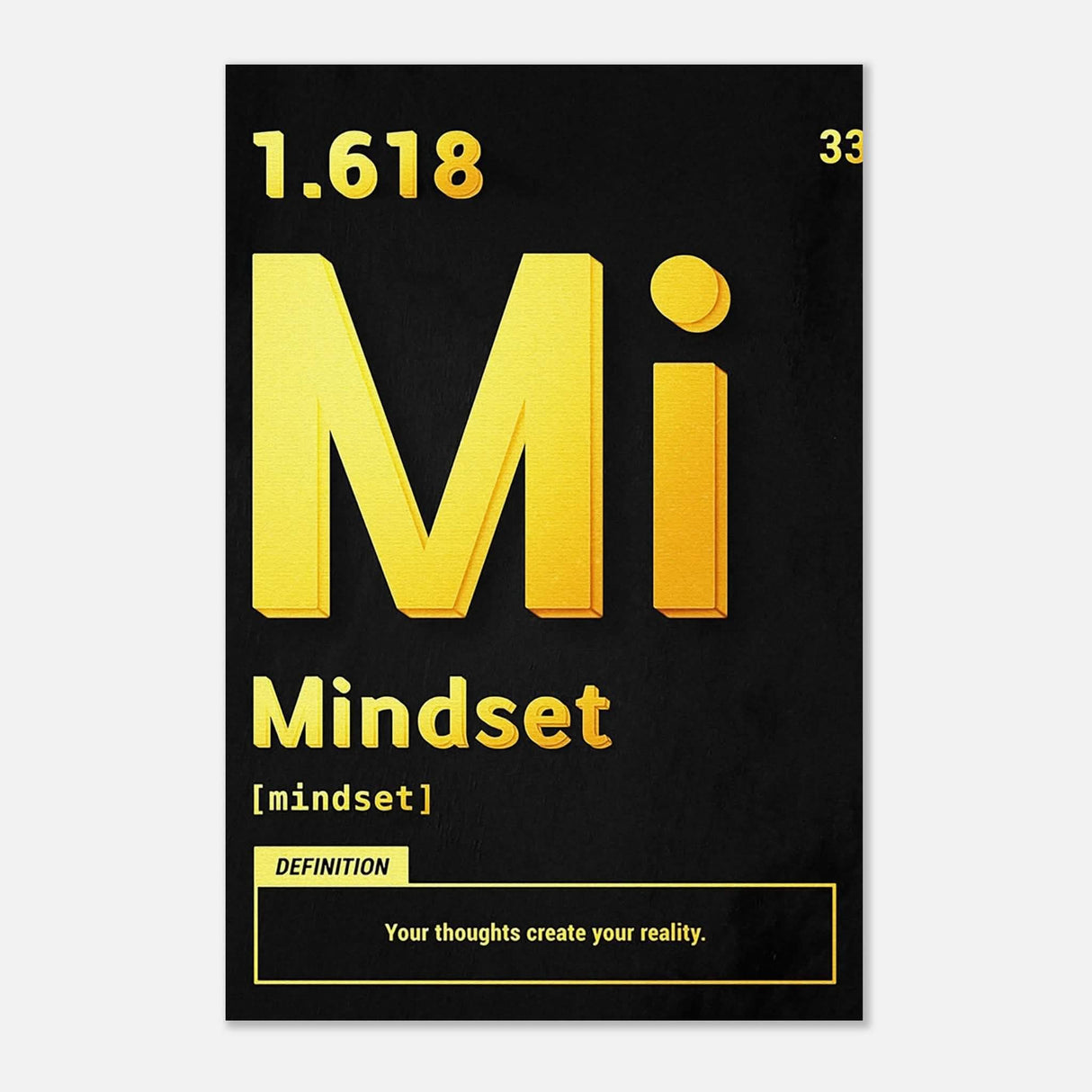 Da Vinci Motivational Wall Art | Mindset - Aluminum Print - 30x45 cm / 12x18″ -