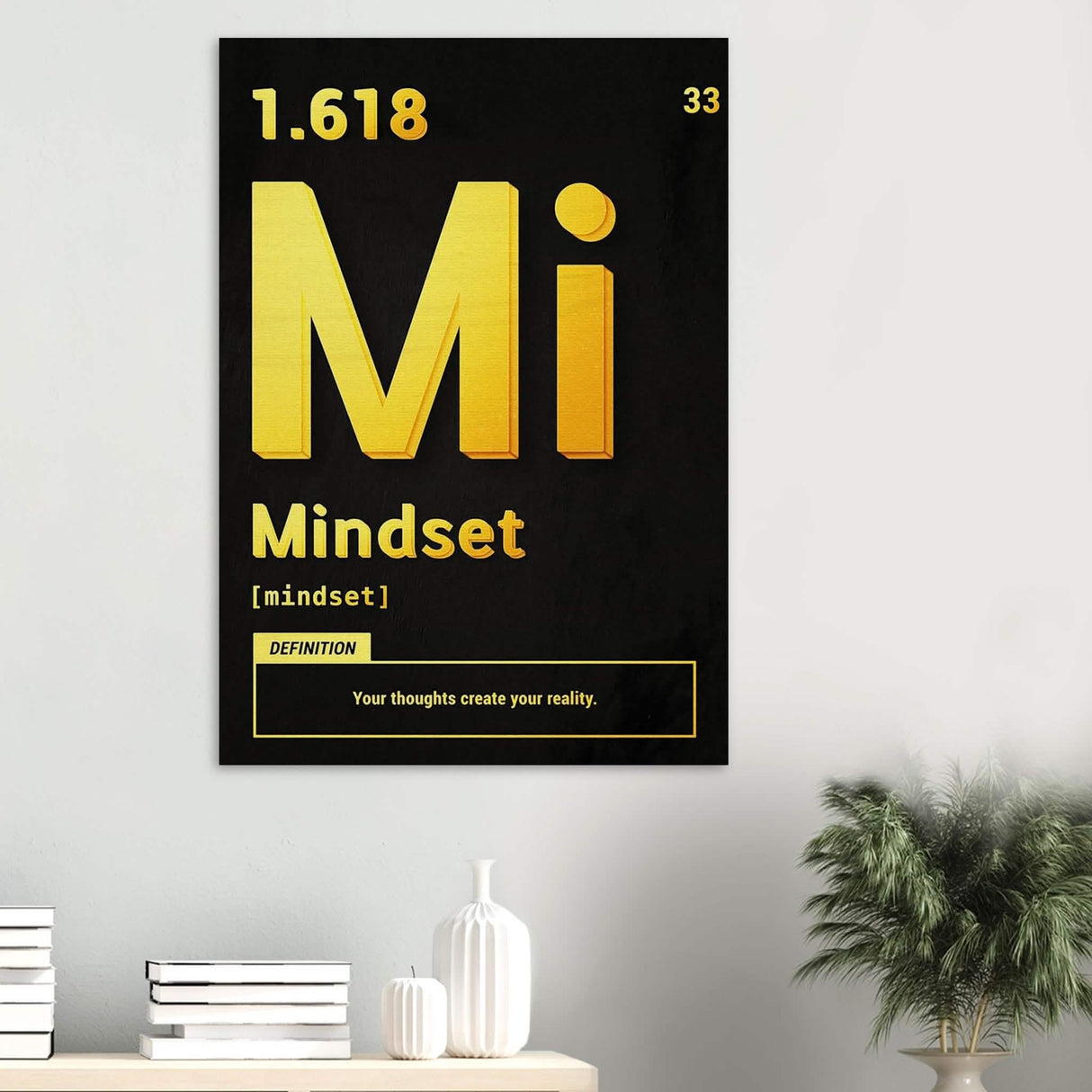 Da Vinci Motivational Wall Art | Mindset - Wood Prints - 70x100 cm / 28x40″ - 20 mm