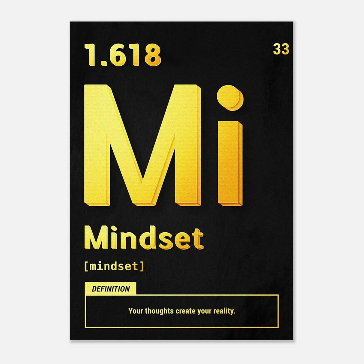 Da Vinci Motivational Wall Art | Mindset - Aluminum Print - 70x100 cm / 28x40″ -