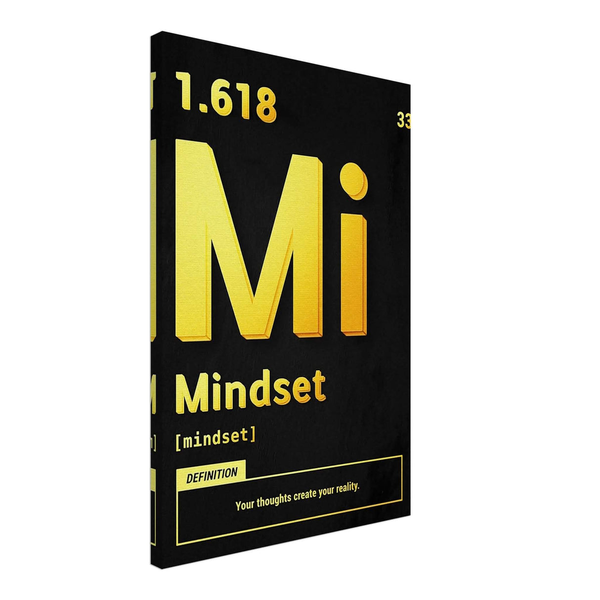 Da Vinci Motivational Wall Art | Mindset - Canvas - 50x75 cm / 20x30″ - Thick