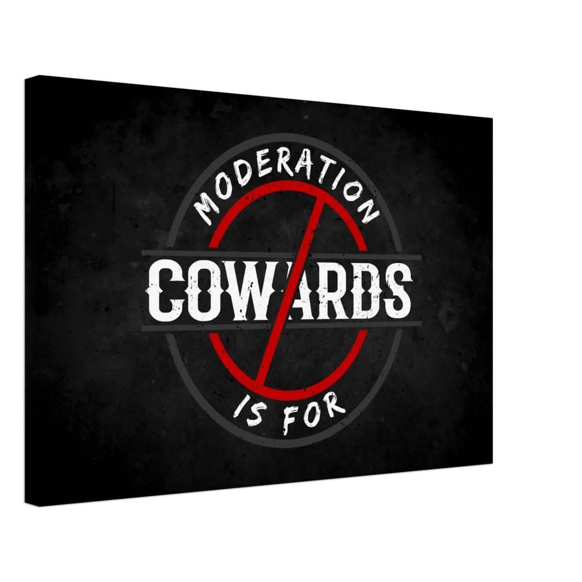 Da Vinci Motivational Wall art | Moderation - Canvas - 40x60 cm / 16x24″ - Slim