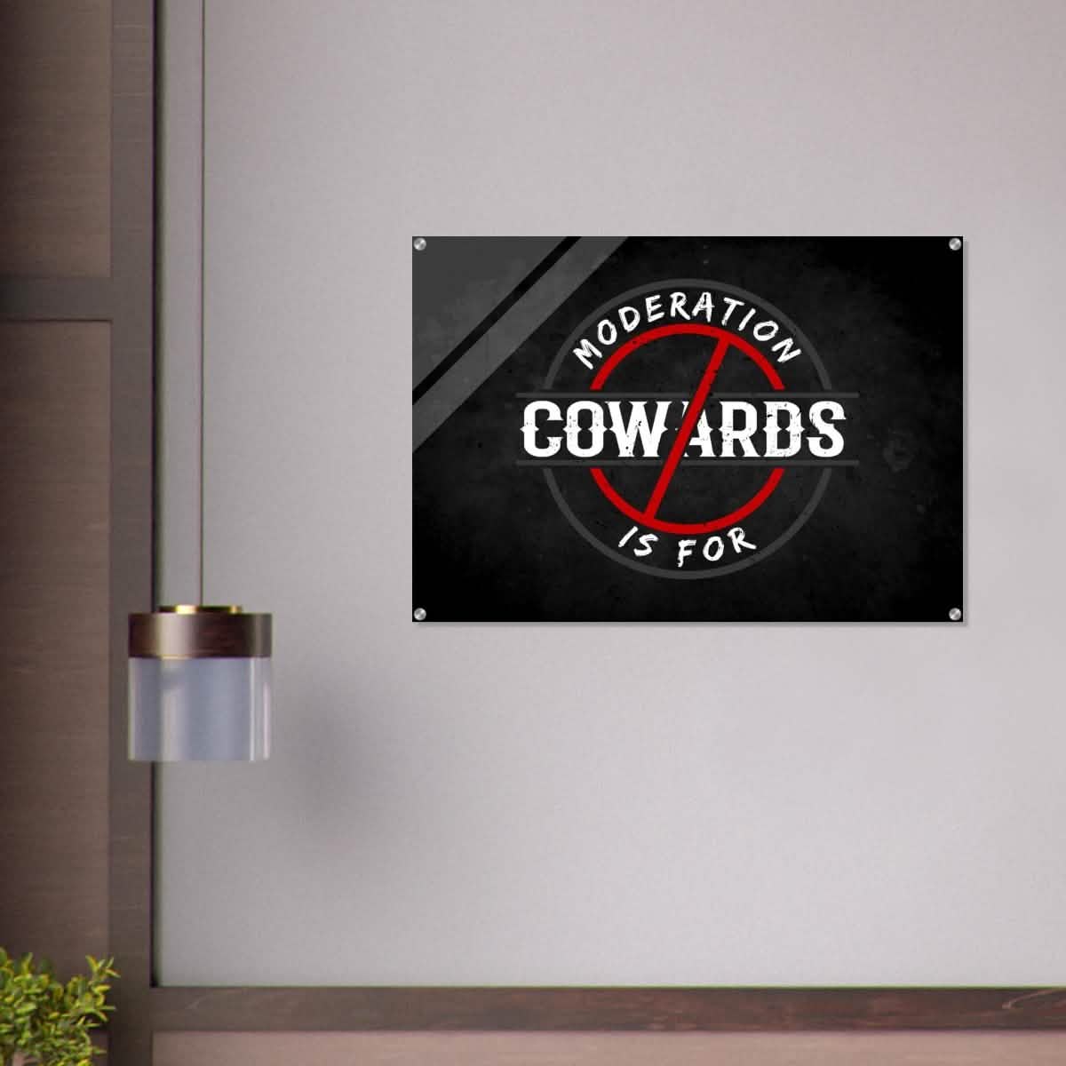 Da Vinci Motivational Wall art | Moderation - Acrylic Print - 70x100 cm / 28x40″ -