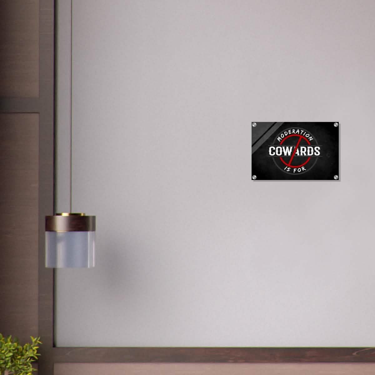 Da Vinci Motivational Wall art | Moderation - Acrylic Print - 30x45 cm / 12x18″ -