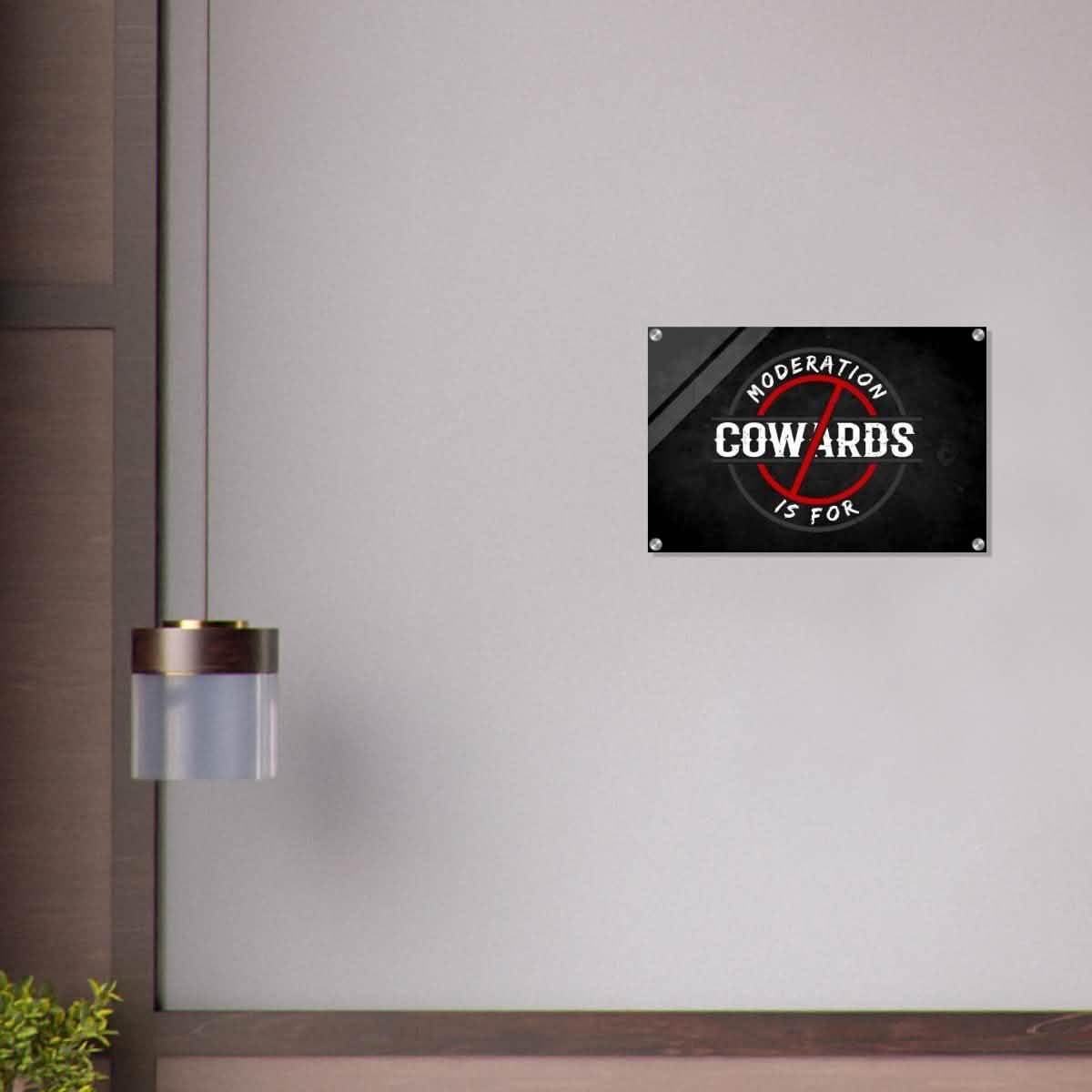 Da Vinci Motivational Wall art | Moderation - Acrylic Print - 40x60 cm / 16x24″ -