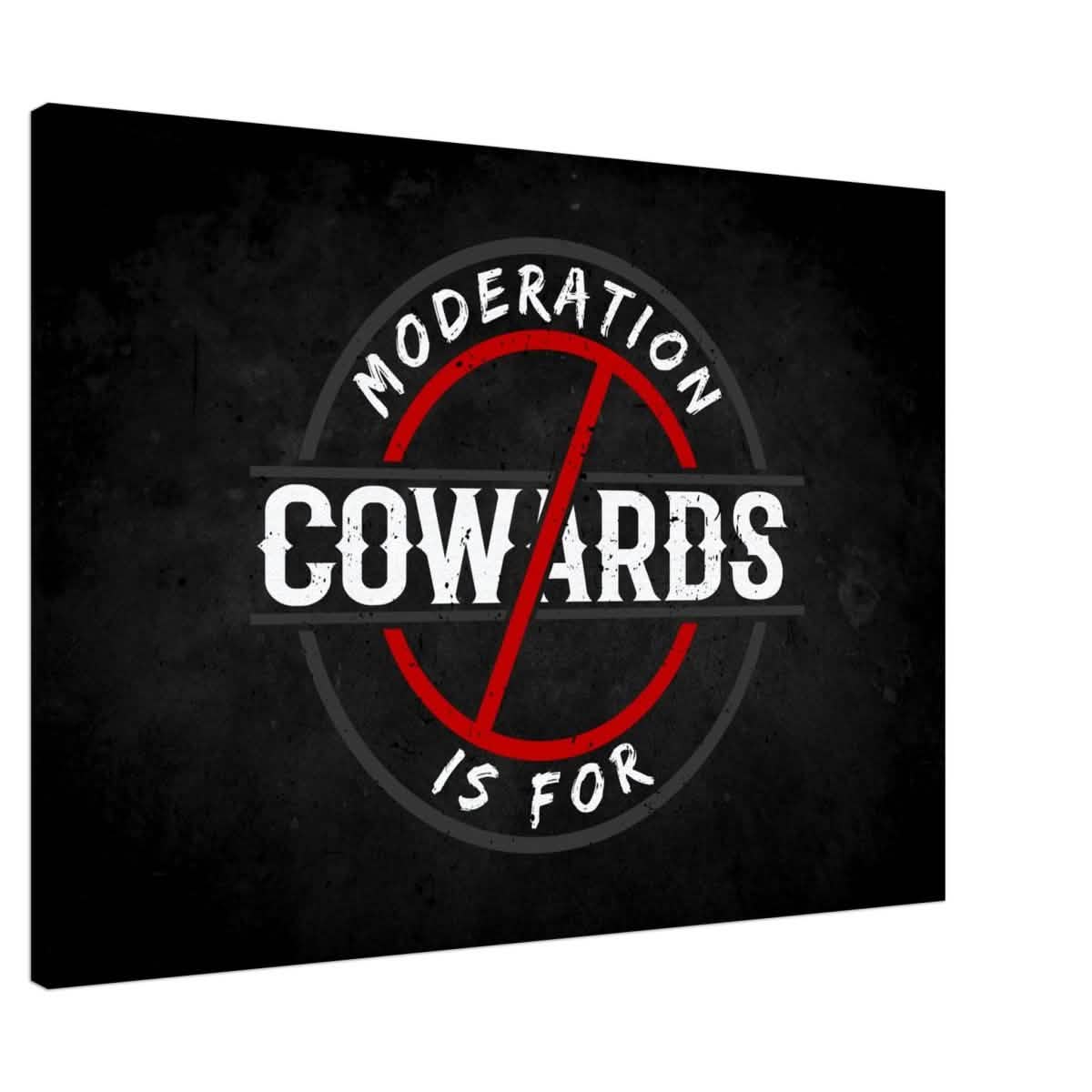 Da Vinci Motivational Wall art | Moderation - Canvas - 70x100 cm / 28x40″ - Slim