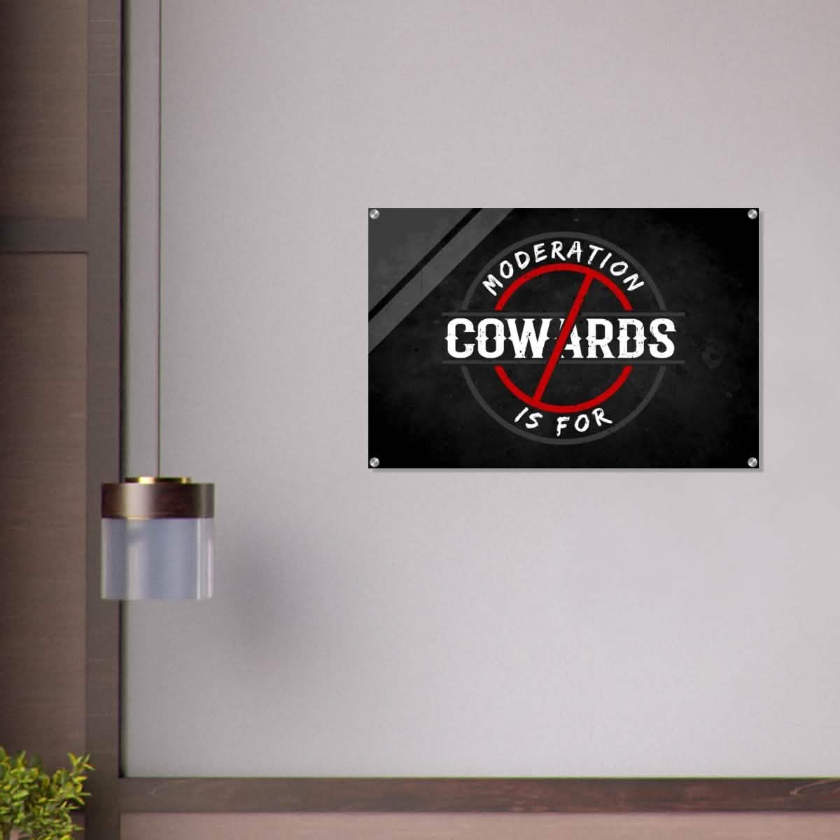 Da Vinci Motivational Wall art | Moderation - Acrylic Print - 60x90 cm / 24x36″ -