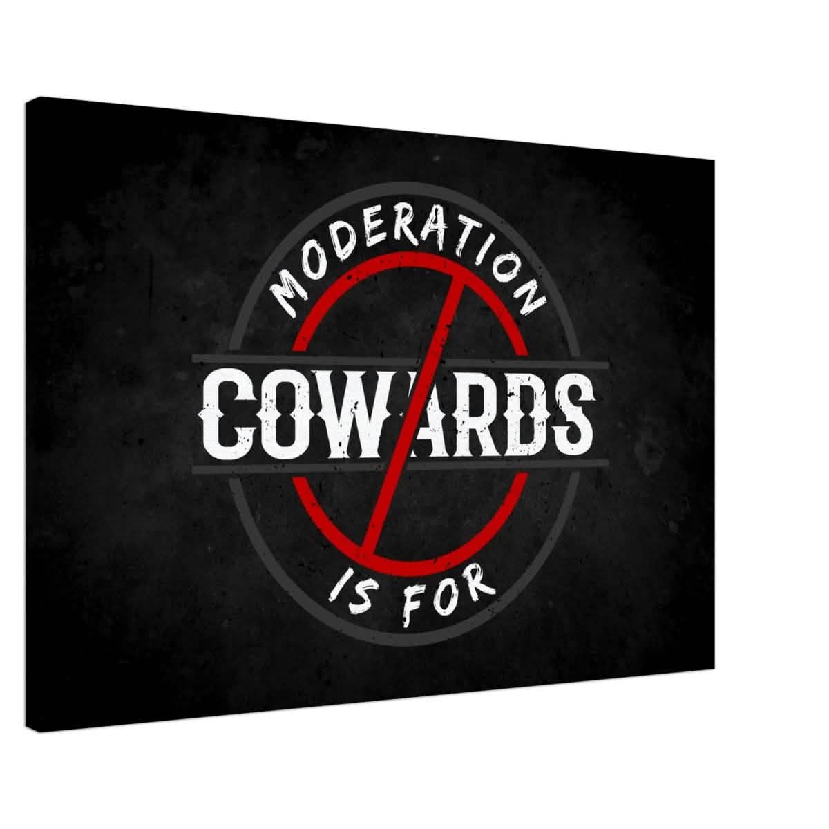 Da Vinci Motivational Wall art | Moderation - Canvas - 60x90 cm / 24x36″ - Slim