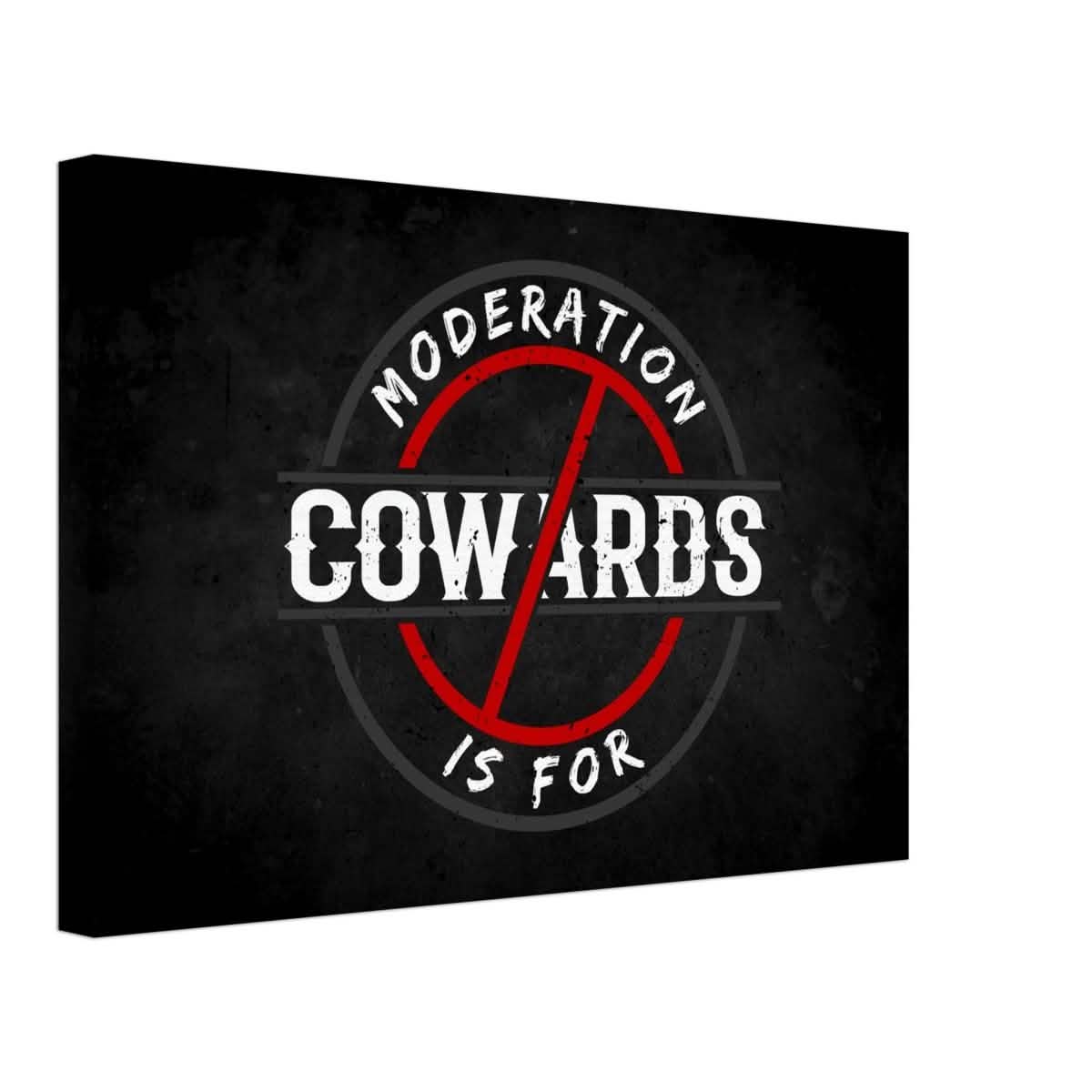 Da Vinci Motivational Wall art | Moderation - Canvas - 30x45 cm / 12x18″ - Slim