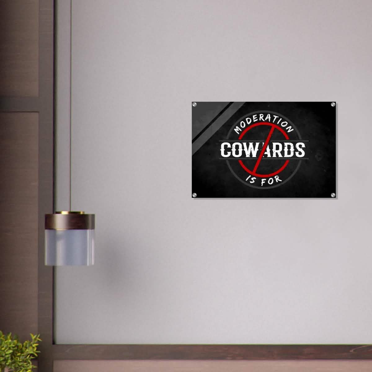 Da Vinci Motivational Wall art | Moderation - Acrylic Print - 50x75 cm / 20x30″ -