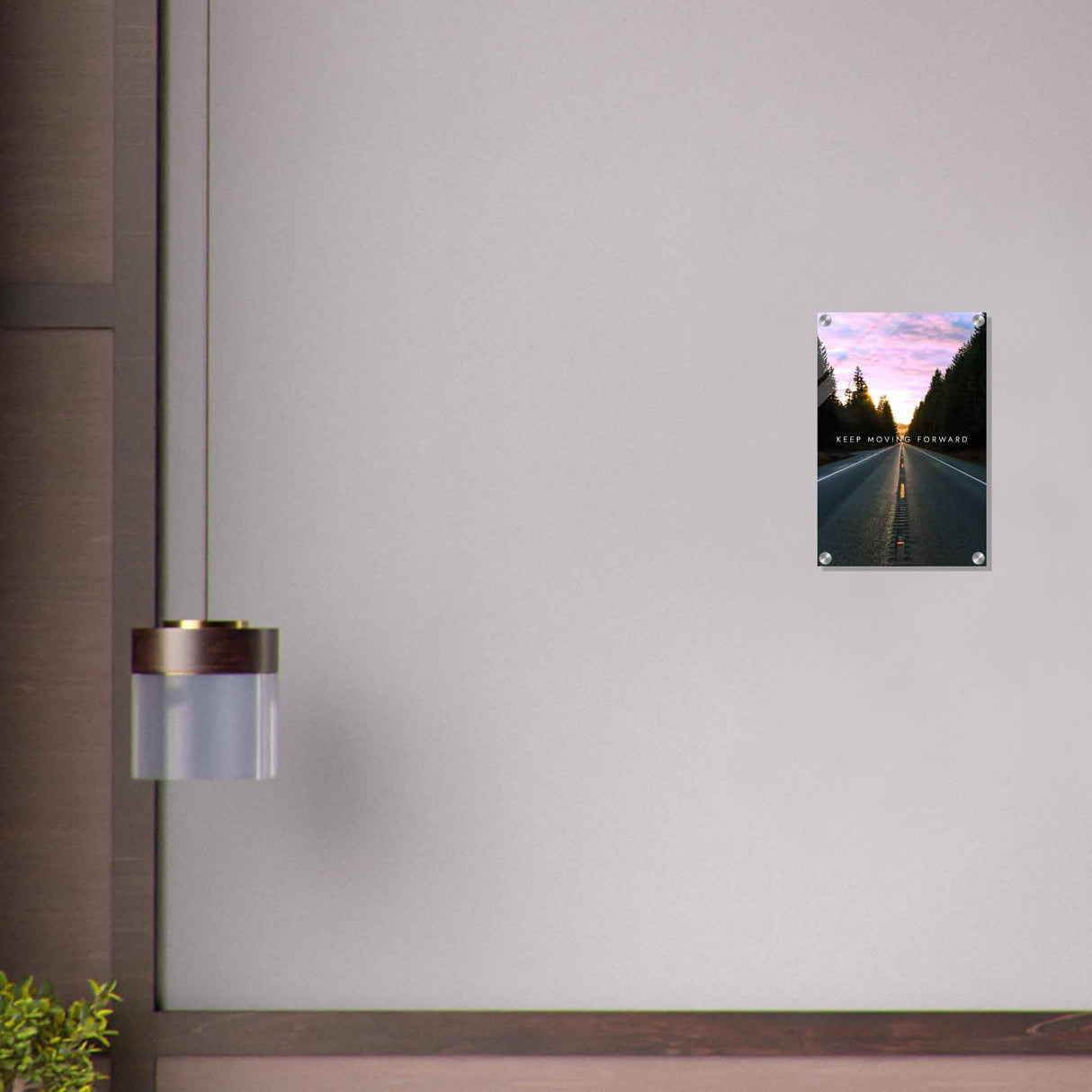 Da Vinci Motivational Wall Art | Move Forward - Acrylic Print - 30x45 cm / 12x18″ -